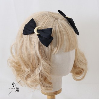 Moon Bowknot Lolita Style Hair Accessory (LG87)